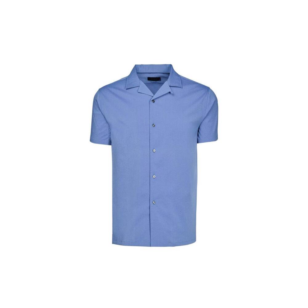 NEW GREYSON CLOTHIERS men's rhodes camp shirt in light falcon
